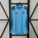 Camisa Flamengo 2025/26 Regata Treino - Azul Claro - Torcedor