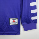 Camisa Retrô Fiorentina 1998 Nintendo I Home - Roxa - Manga Longa Fila