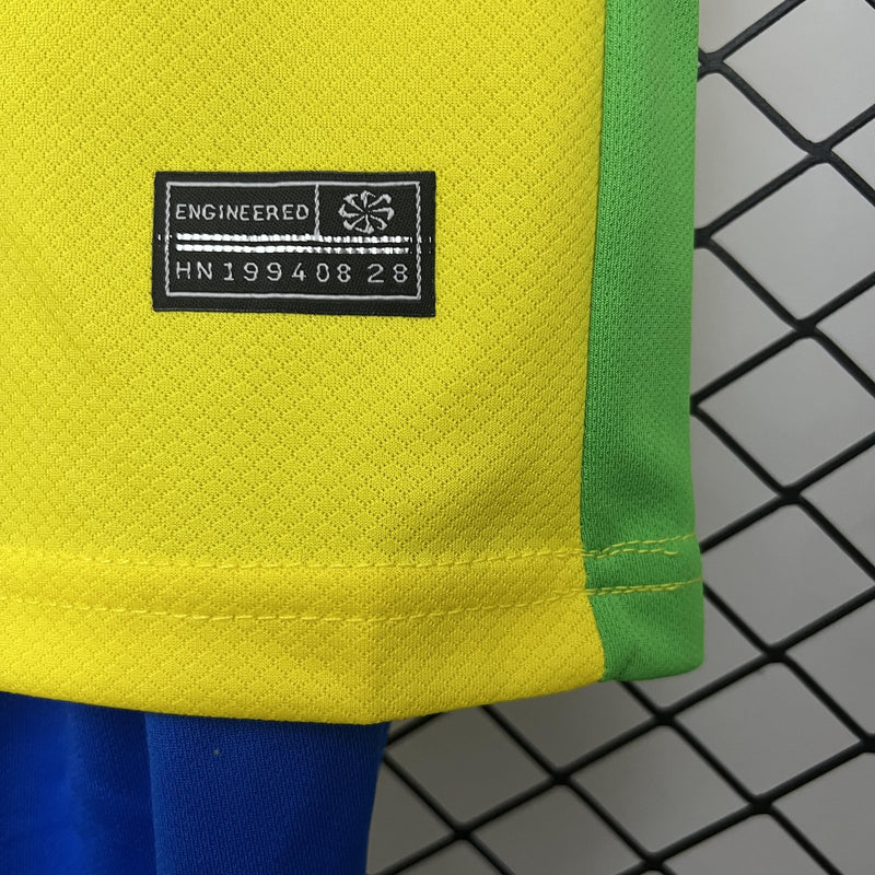 Conjunto Infantil - Seleção Brasileira 2025 I Home