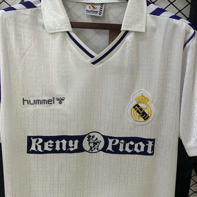 Camisa Retrô Real Madrid 1989/1990 I Home - Hummel