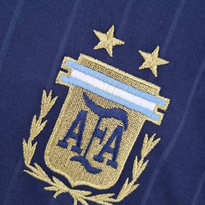 Camisa Retrô Argentina 2006 II Away - Azul Escuro - Adidas