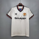 Camisa Retrô Manchester United 1983 II Away - Adidas - Branca