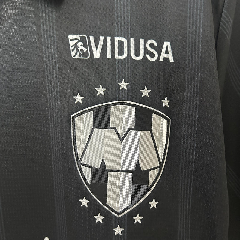 Camisa Monterrey 2024/25 III Third - Torcedor - Preta - Todos Patrocínios
