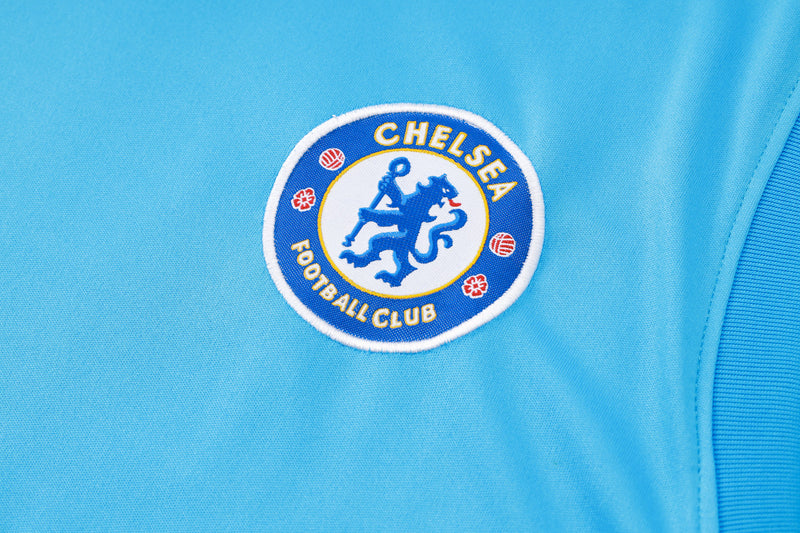 24/25 Conjunto Treino Chelsea - Regata - Azul Celeste