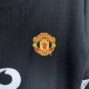 Camisa Retrô Manchester United 2003/2004 II Away - Preta - Nike