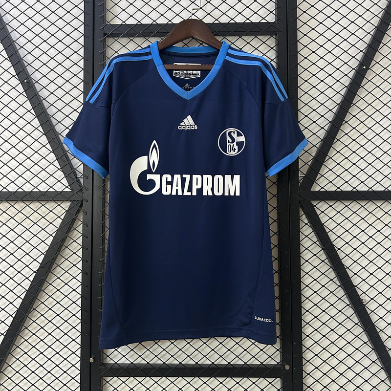 Camisa Retrô Schalke 04 2010/2011 II Away - Azul Escuro - Adidas