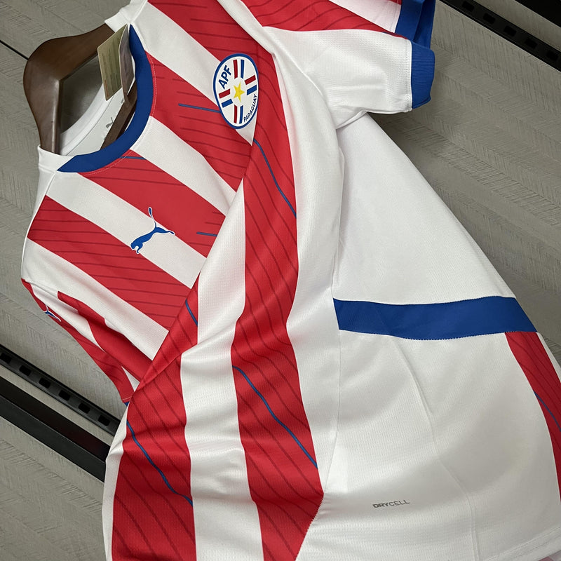 Camisa Paraguai 2024/25 I Home - Torcedor