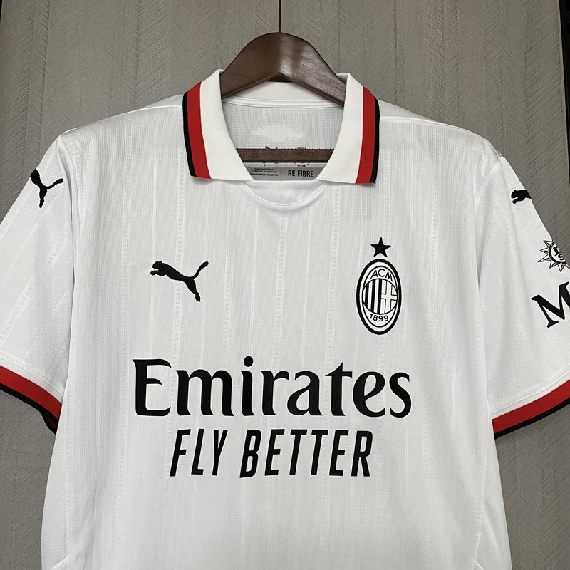 Camisa Milan 2024/25 II Away - Torcedor - Branca