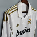 Camisa Retrô Real Madrid 2011/2012 I Home - Manga Longa Adidas