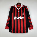 Camisa Retrô Milan 2009/2010 I Home - Manga Longa Adidas