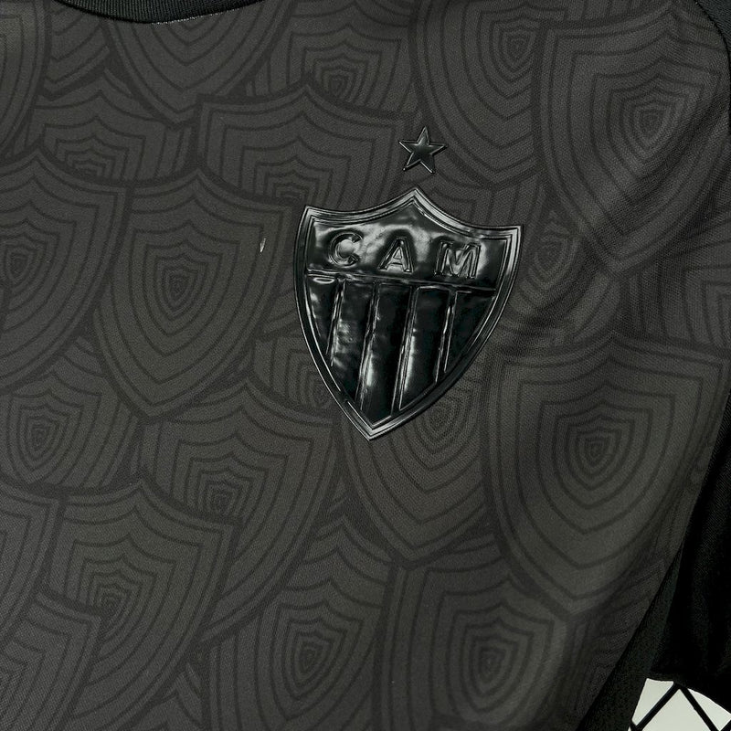 Camisa Atlético Mineiro 25/26 All Black Sócio