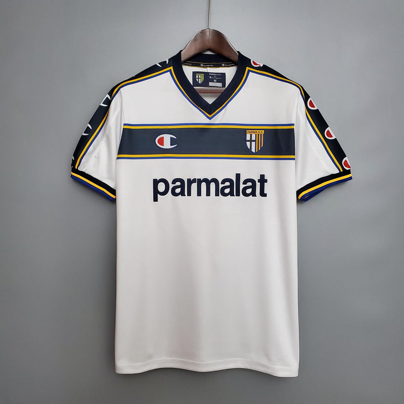 Camisa Retrô Parma 2002/2003 II Away - Branca - Champion