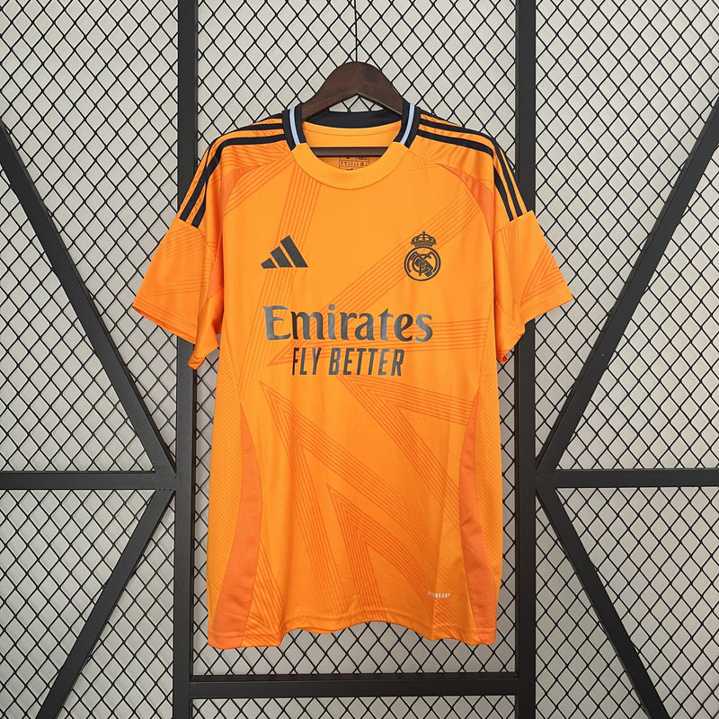 Camisa Real Madrid 2024/25 II Away - Torcedor - Laranja