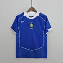Camisa Retrô Brasil 2004/2006 II Away - Azul - Nike