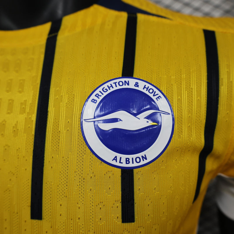 Camisa Brighton 2024/2025 II Away - Jogador - Amarela
