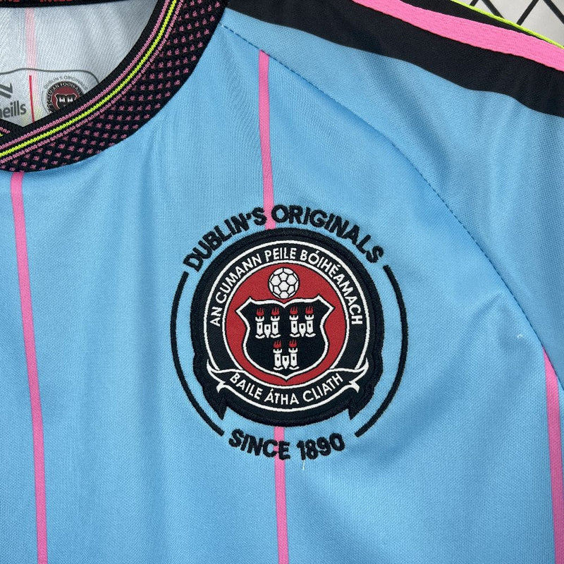 Camisa Bohemians FC 25/26 III Third - Torcedor - Azul e Rosa