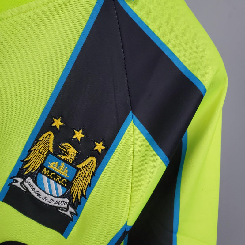 Camisa Retrô Manchester City 1998/1999 II Away - Verde - Kappa