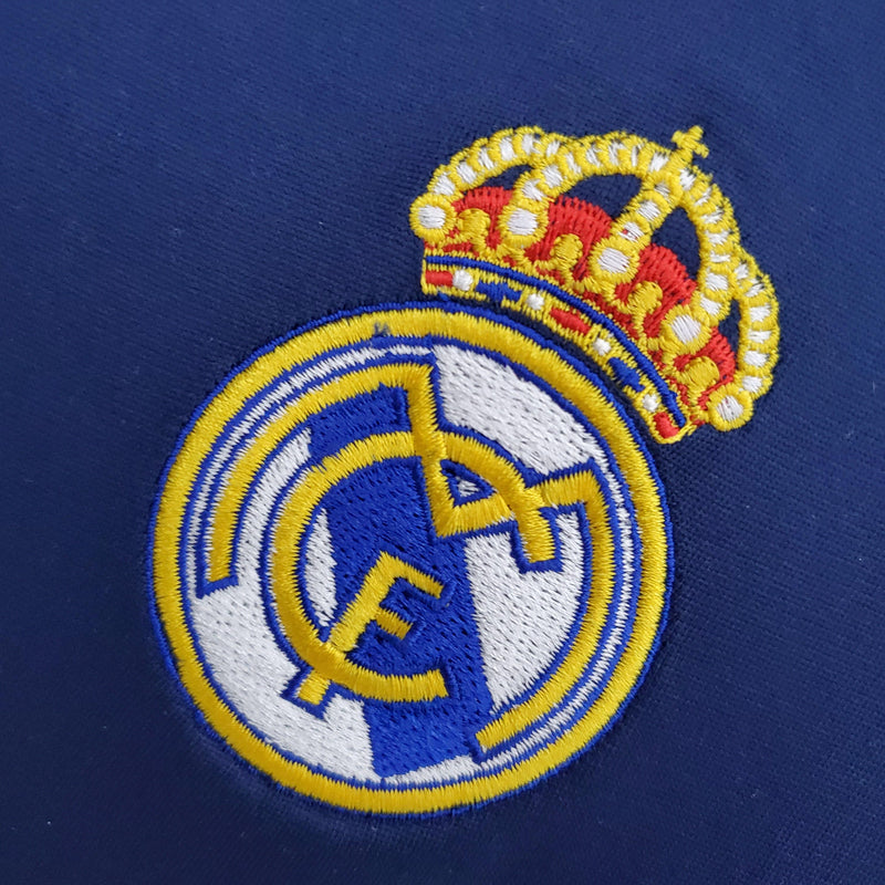 Camisa Retrô Real Madrid 2005/2006 Ii Away - Azul - Adidas
