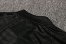 21/22 Conjunto Treino Barcelona - Frio Zíper Curto - Preto