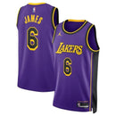Camisa NBA LeBron James - Los Angeles Lakers - 2023 Edição de Impacto - Roxo