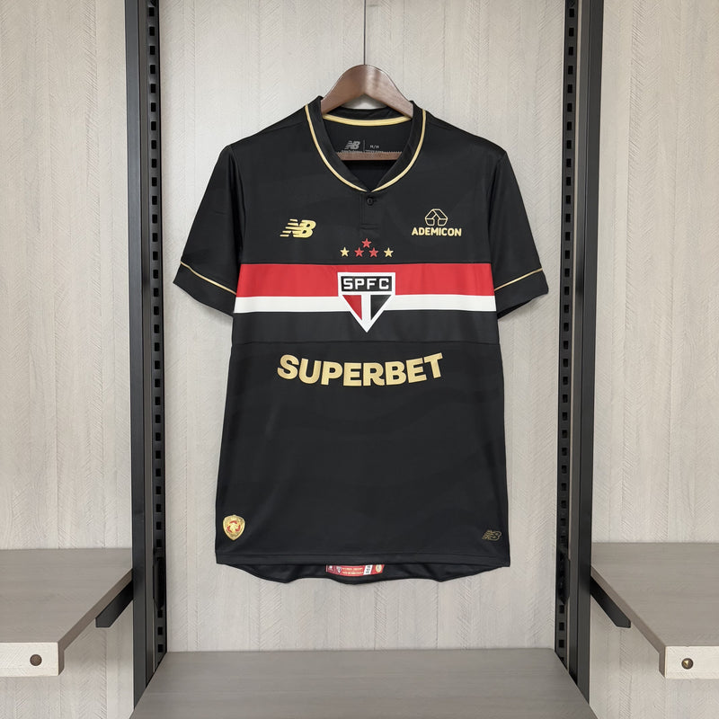 Camisa São Paulo 2025/26 III Preta - Jogador - Terceira