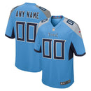 Camisa NFL Tennessee Titans - Versão Alternativa de Jogo - Azul Claro