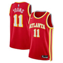Camisa NBA Trae Young - Atlanta Hawks - 2023 - Edição Ícone - Vermelho