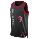 Camisa NBA Zach LaVine - Chicago Bulls - 23/24 - Preto - Edição Cidade
